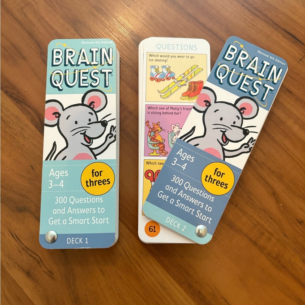 Brain Quest Q&A Deck - Set of 2